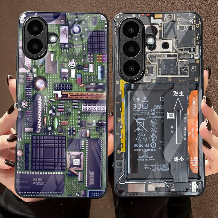 Samsung Accessories Phone - Glass Phone Cover Case for Samsung