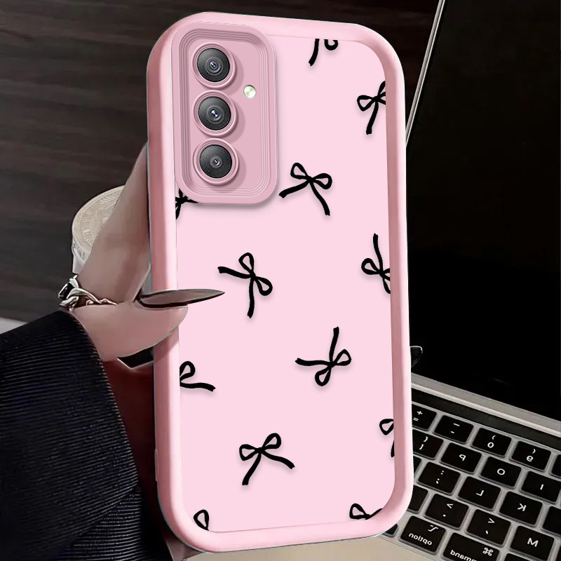 Black Love Heart Bowknot Case  - đánh giá và giá Samsung Accessories Phone