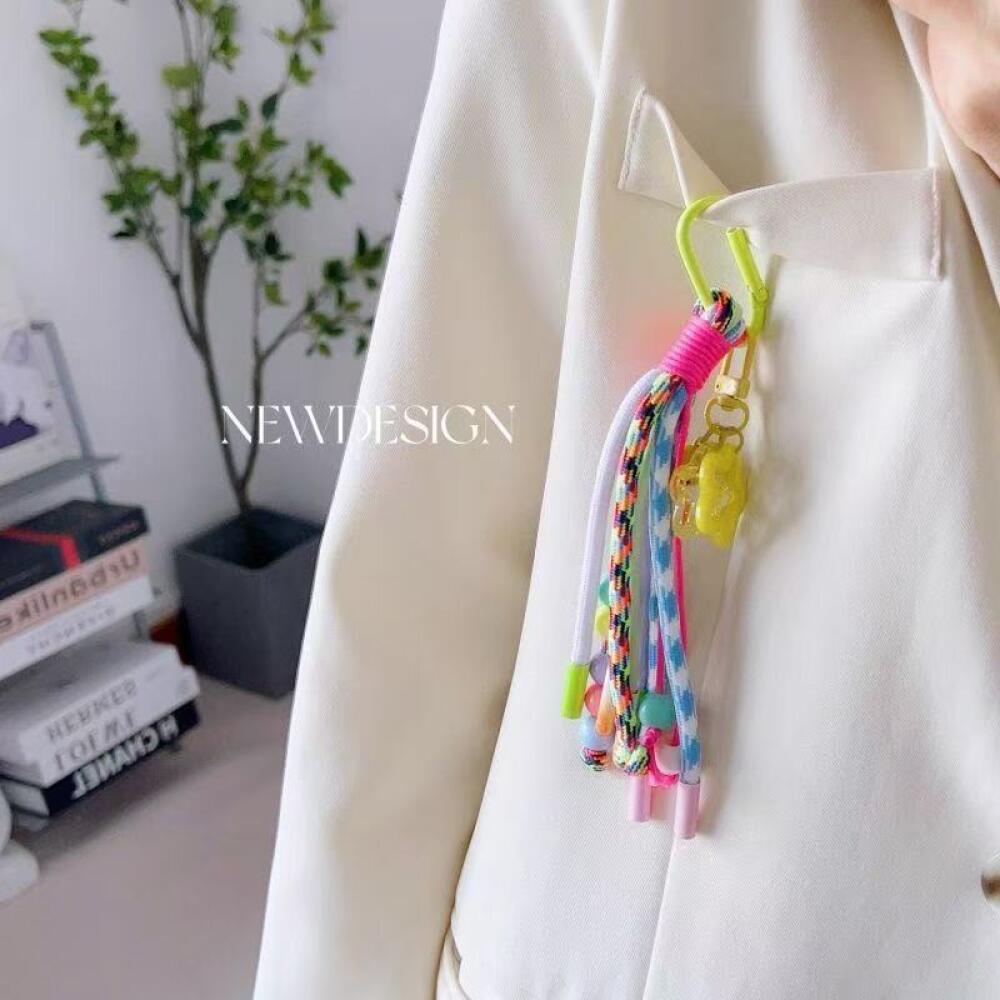 Colorful Trendy Woven Pendant  - đánh giá và giá Phone Accessories For Boys