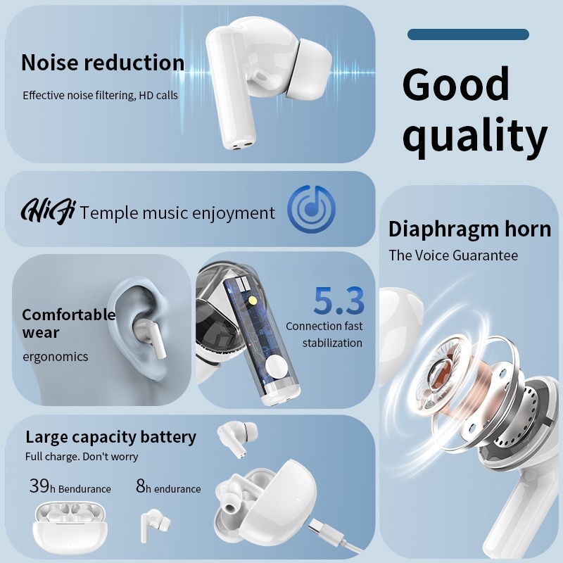 New wireless Bluetooth headset - đánh giá và giá Bluetooth Earphone Tws
