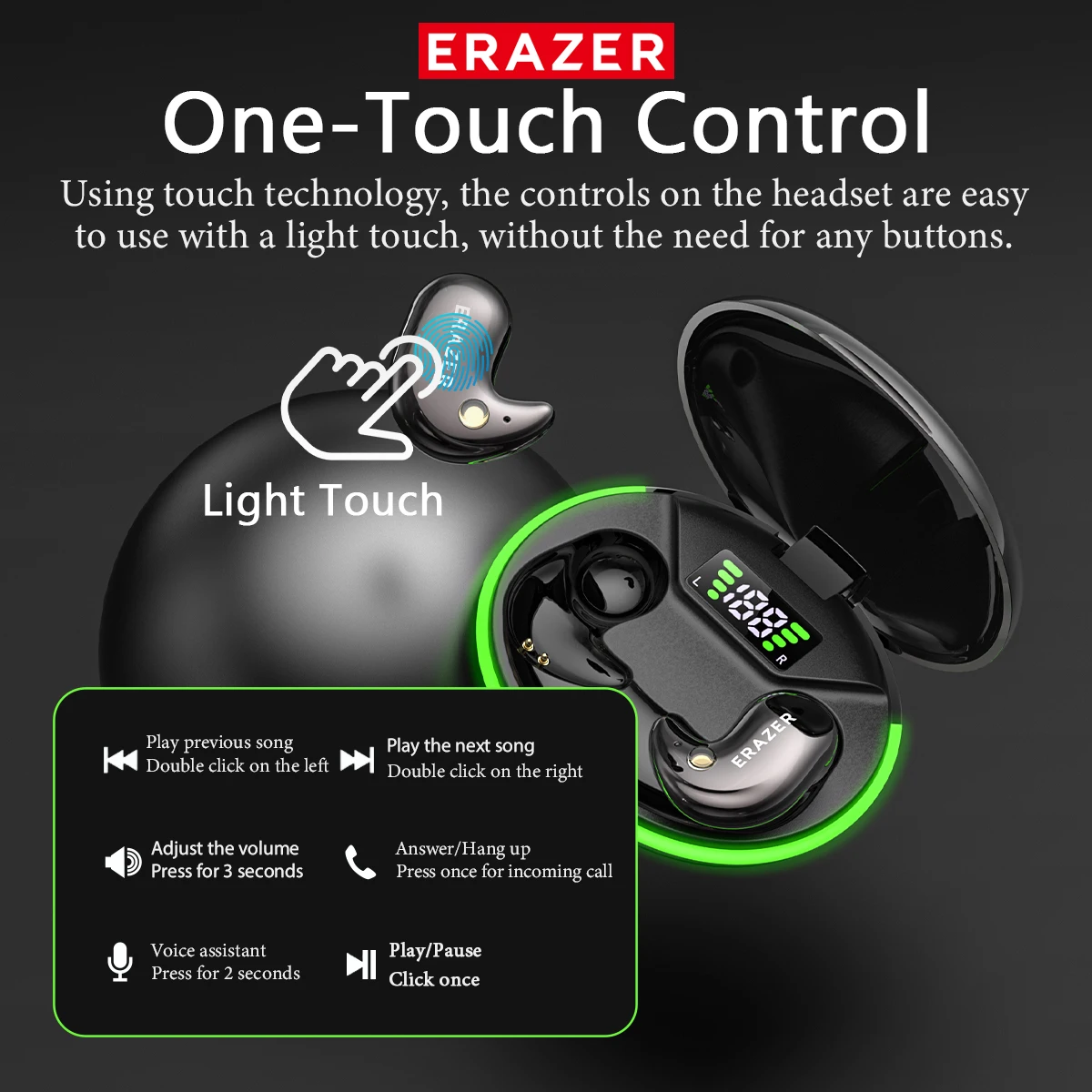 EARZER XF58 In-Ear Bluetooth H - đánh giá và giá Bluetooth Earphone Tws