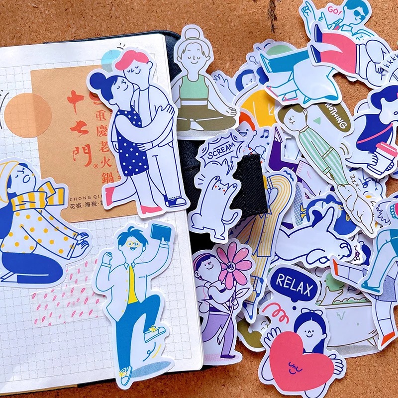 Stickers 42pcs Character Hand  - đánh giá và giá Phone Accessories For Boys