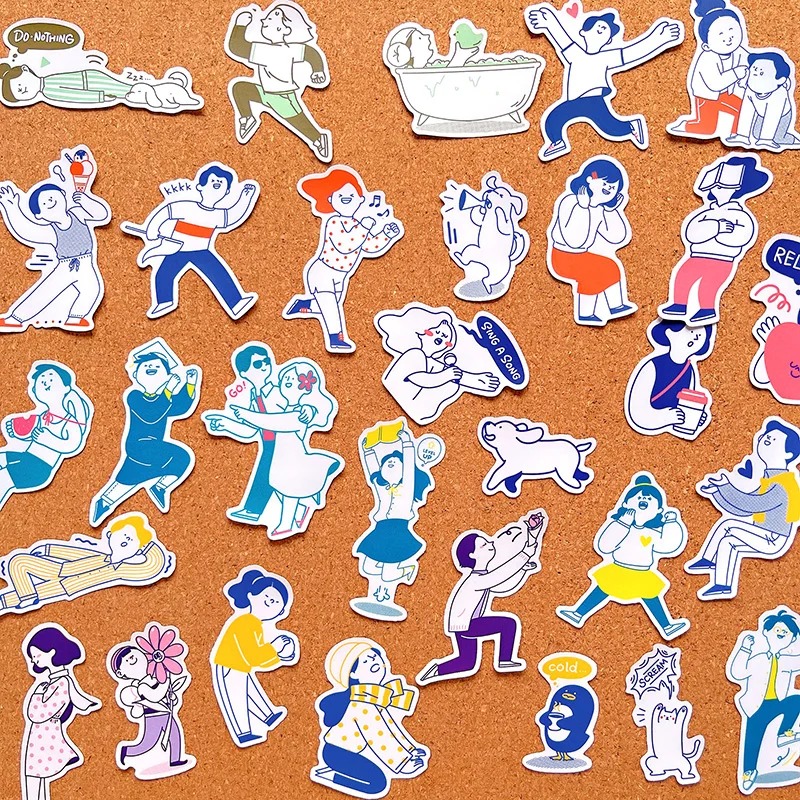 Stickers 42pcs Character Hand  - đánh giá và giá Phone Accessories For Boys