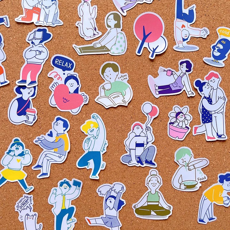 Stickers 42pcs Character Hand  - đánh giá và giá Phone Accessories For Boys